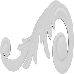 Ekena Millwork - ONLCPHIUF-L - Phineas Left Onlay