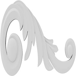 Ekena Millwork - ONLCPHIUF-R - Phineas Right Onlay