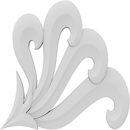 Ekena Millwork - ONLCALXUF-R - Alexander Right Onlay