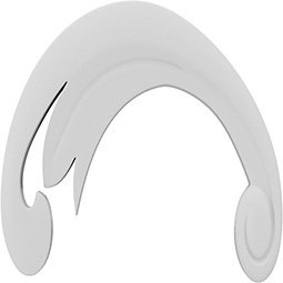 Ekena Millwork - ONLCARUUF-L - Arthur Left Onlay