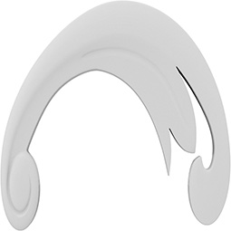 Ekena Millwork - ONLCARUUF-R - Arthur Right Onlay