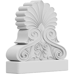 Ekena Millwork - ONLCBTHUF - Bathgate Shell Onlay
