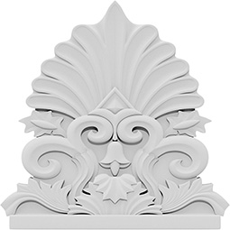 Ekena Millwork - ONLCBGNUF - Bergen Shell Onlay