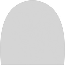Ekena Millwork - ONLCBISUF - Bismarck Shell Onlay