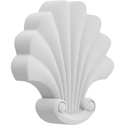 Ekena Millwork - ONLCGRAUF - Grano Shell Onlay