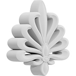Ekena Millwork - ONLCHMPUF - Hampton Shell Onlay