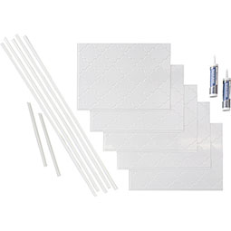 ACP - BP24X18MO - 24 1/4"W x 18 1/4"H Fasade Monaco Backsplash Panel