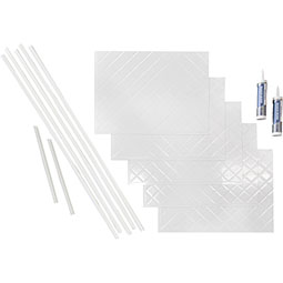 ACP - BP24X18QU - 24 1/4"W x 18 1/4"H Fasade Quilted Backsplash Panel