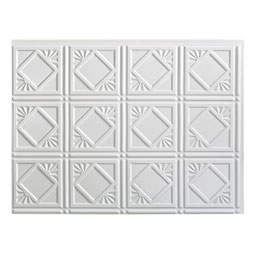 ACP - BP24X18T4 - 24 1/4"W x 18 1/4"H Fasade Traditional Style #4 Backsplash Panel