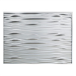 ACP - BP24X18WV - 24 1/4"W x 18 1/4"H Fasade Waves Backsplash Panel