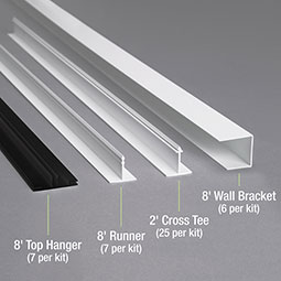 ACP - CK100CE - CeilingMAX 100 sq. ft. Surface Mount Ceiling Grid Kit