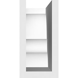 Ekena Millwork - RFTPASH_P - Asheboro Architectural Grade PVC Rafter Tail