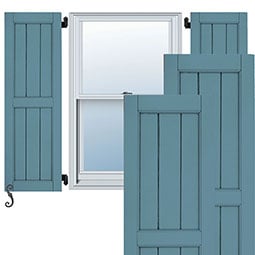 Atlantic Shutter Systems Custom - AAD - Atlantic Architectural Framed Board-n-Batten Shutters, (Per Pair)