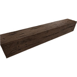 Ekena Millwork - BMHH3-ST - 3-Sided (U-beam) Hand Hewn Timberthane Faux Wood Ceiling Beam