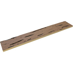 Ekena Millwork - BMPCS1-ST - 1-Sided Pecky Cypress Endurathane Faux Wood Beam Plank