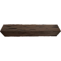 Ekena Millwork - BMPC3-ST - 3-Sided (U-beam) Pecky Cypress Timberthane Faux Wood Ceiling Beam