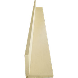 Ekena Millwork - BMRC2-ST - 2-Sided (L-beam) Rough Cedar Timberthane Faux Wood Ceiling Beam