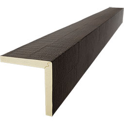 Ekena Millwork - BMRC2-ST - 2-Sided (L-beam) Rough Cedar Timberthane Faux Wood Ceiling Beam
