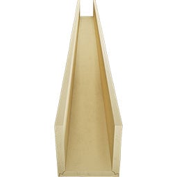 Ekena Millwork - BMRS3-ST - 3-Sided (U-beam) Rough Sawn Timberthane Faux Wood Ceiling Beam