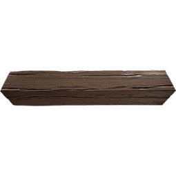 Ekena Millwork - BMRW3-ST - 3-Sided (U-beam) Riverwood Timberthane Faux Wood Ceiling Beam