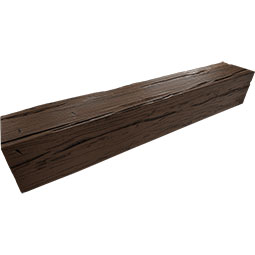 Ekena Millwork - BMRW3-ST - 3-Sided (U-beam) Riverwood Timberthane Faux Wood Ceiling Beam