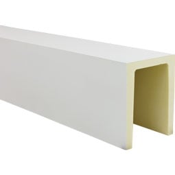 Ekena Millwork - BMSSS3 - Heritage Timber Sanded Smooth Faux Wood Beam, 3-Sided (U-Beam)