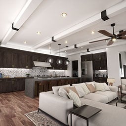 Ekena Millwork - BMSSS3 - Heritage Timber Sanded Smooth Faux Wood Beam, 3-Sided (U-Beam)