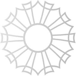 Ekena Millwork - CMPPAU - Augustus Fretwork Architectural Grade PVC Pierced Ceiling Medallion