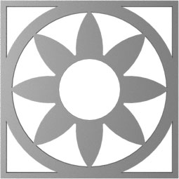 Ekena Millwork - CMPPBL - Blume Architectural Grade PVC Pierced Ceiling Medallion