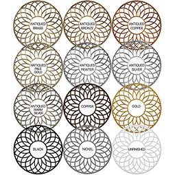 Ekena Millwork - CMPPBL - Blume Architectural Grade PVC Pierced Ceiling Medallion