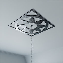Ekena Millwork - CMPPBL - Blume Architectural Grade PVC Pierced Ceiling Medallion