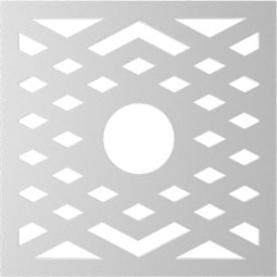 Ekena Millwork - CMPPCH - Chevron Fretwork Architectural Grade PVC