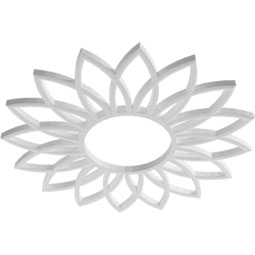 Ekena Millwork - CMPPDA - Daisy Fretwork Architectural Grade PVC