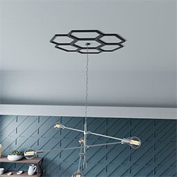 Ekena Millwork - CMPPFO - Florin Architectural Grade PVC Pierced Ceiling Medallion