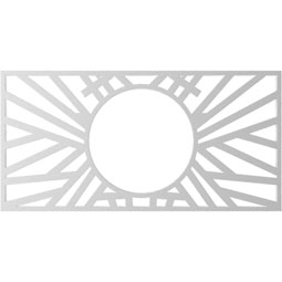 Ekena Millwork - CMPPHO - Hoover Fretwork Architectural Grade PVC