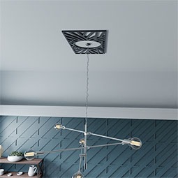 Ekena Millwork - CMPPHO - Hoover Architectural Grade PVC Pierced Ceiling Medallion