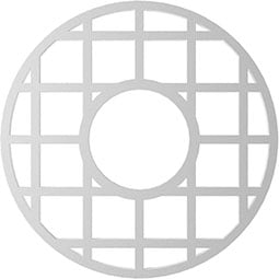 Ekena Millwork - CMPPON - O'Neal Architectural Grade PVC Pierced Ceiling Medallion