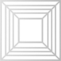 Ekena Millwork - CMPPRA - Raven Architectural Grade PVC Pierced Ceiling Medallion