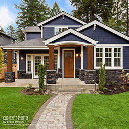 Ekena Millwork - COLURUSTIC - Timberthane Hand Hewn Faux Wood Non-Tapered Square Column Wrap w/ Standard Capital & Base, Factory Prepped