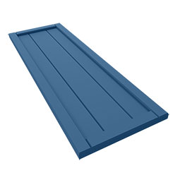 Ekena Millwork - CUSTOM-ECC001BF - EnduraCore Composite, Single Framed Board-n-Batten Shutters (Per Pair)