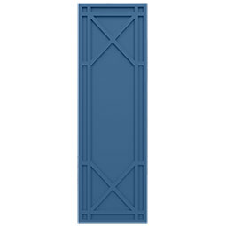 Ekena Millwork - ECC001BG - EnduraCore Composite, Bungalow Shutters (Per Pair - Hardware Not Included)
