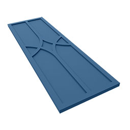 Ekena Millwork - ECC001CP - EnduraCore Composite, Cedar Park Shutters (Per Pair - Hardware Not Included)