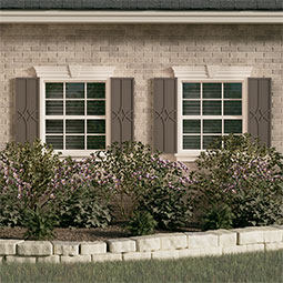 Ekena Millwork - ECC001CP - EnduraCore Composite, Cedar Park Shutters (Per Pair - Hardware Not Included)