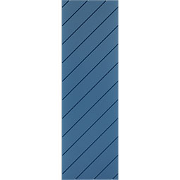 Ekena Millwork - ECC001DG - EnduraCore Composite, Modern Diagonal Slat Shutters (Per Pair - Hardware Not Included)