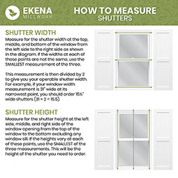 Ekena Millwork - ECC001HB - EnduraCore Composite, Single Panel Herringbone Modern Style Shutters (Per Pair - Hardware Not Included)