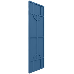 Ekena Millwork - ECC001NR - EnduraCore Composite, Nordic Modern Style Shutters (Per Pair - Hardware Not Included)