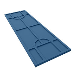 Ekena Millwork - ECC001NR - EnduraCore Composite, Nordic Modern Style Shutters (Per Pair - Hardware Not Included)