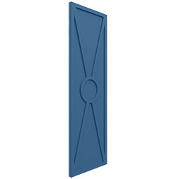 Ekena Millwork - ECC001SF - EnduraCore Composite, Santa Fe Modern Style Shutters (Per Pair - Hardware Not Included)