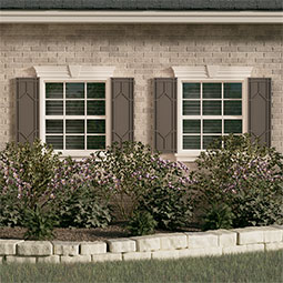 Ekena Millwork - ECC001SK - EnduraCore Composite, Shaker Shutters (Per Pair - Hardware Not Included)