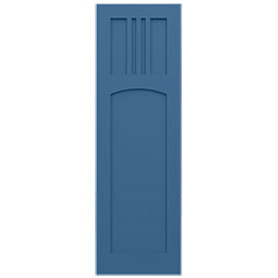 Ekena Millwork - ECC001SM - EnduraCore Composite, San Miguel Mission Style Shutters (Per Pair - Hardware Not Included)